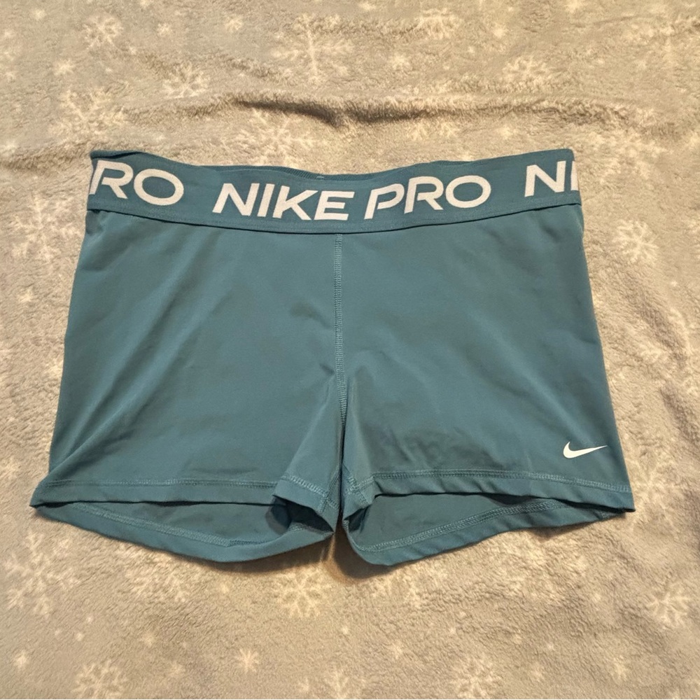 Nike Pro Women's Blue Compression Shorts